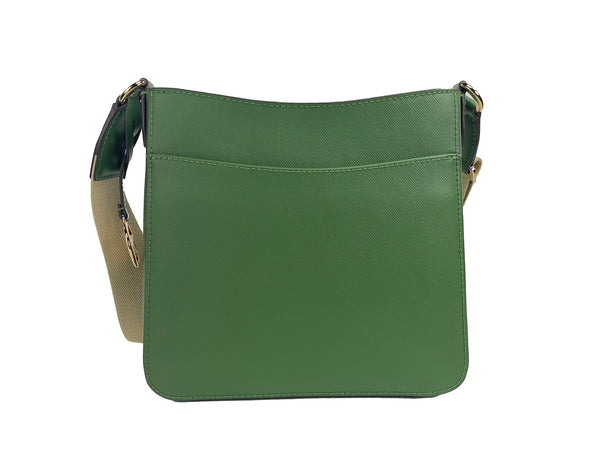 Jet Set Small Messenger Crossbody Bag Green Michael Kors