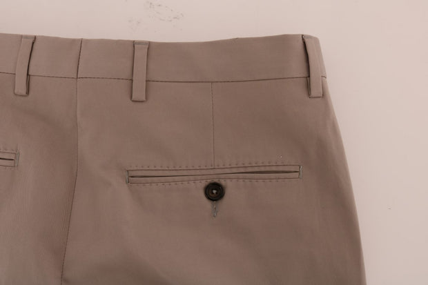 Chic Beige Chinos Casual Pants Dolce & Gabbana