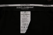 Elegant Slim Fit Formal Trousers in Purple Dolce & Gabbana