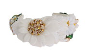 Sunflower Crystal Embellished Headband Dolce & Gabbana