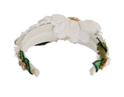 Sunflower Crystal Embellished Headband Dolce & Gabbana