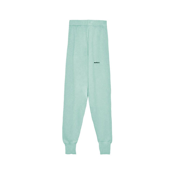 Mint Green Wool Blend Tracksuit Trousers Hinnominate