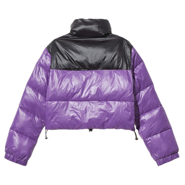 Chic Purple Nylon Down Jacket Comme Des Fuckdown