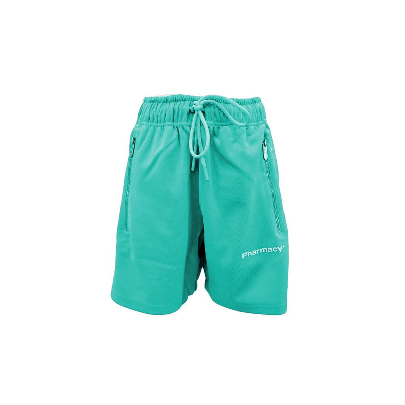 Chic Green Bermuda Shorts with Side Stripes Pharmacy Industry