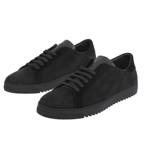 Elegant Suede Calfskin Sneakers Off-White