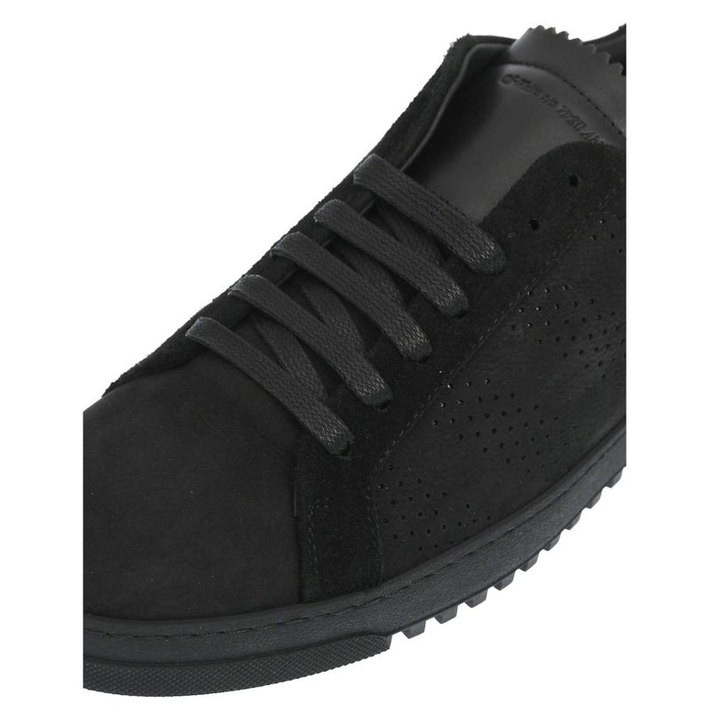 Elegant Suede Calfskin Sneakers Off-White