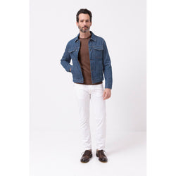 Exquisite Cotton Denim Jacket Don The Fuller