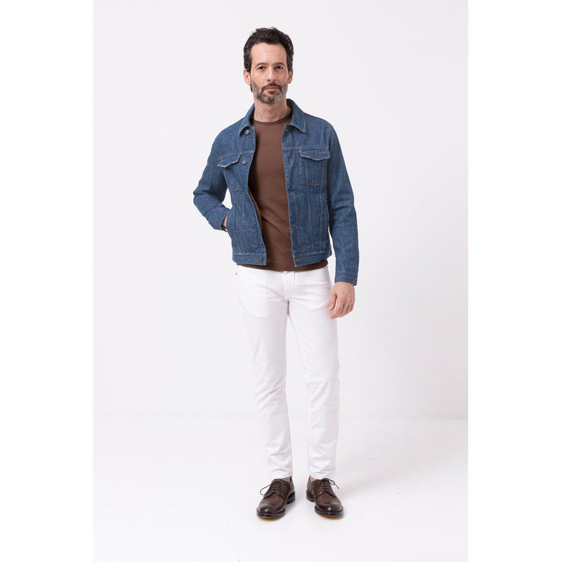 Exquisite Cotton Denim Jacket Don The Fuller