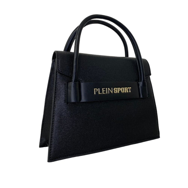 Black Polyethylene Women Handbag Plein Sport