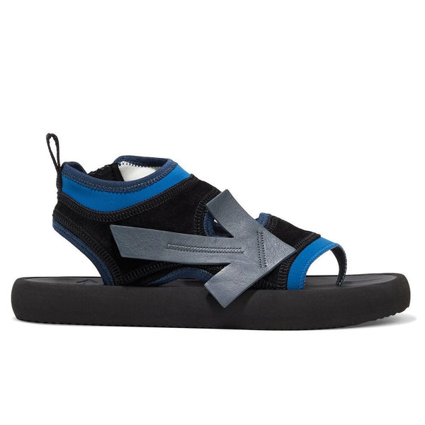 Blue Neoprene Women Sandal Off-White