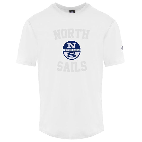 White Cotton Men T-Shirt North Sails