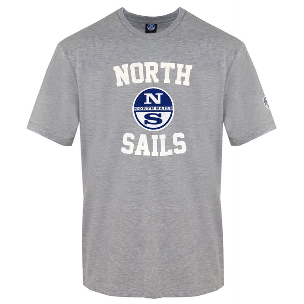 Gray Cotton Men T-Shirt North Sails
