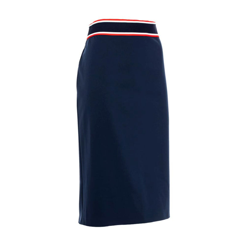 Blue Viscose Skirt PINKO