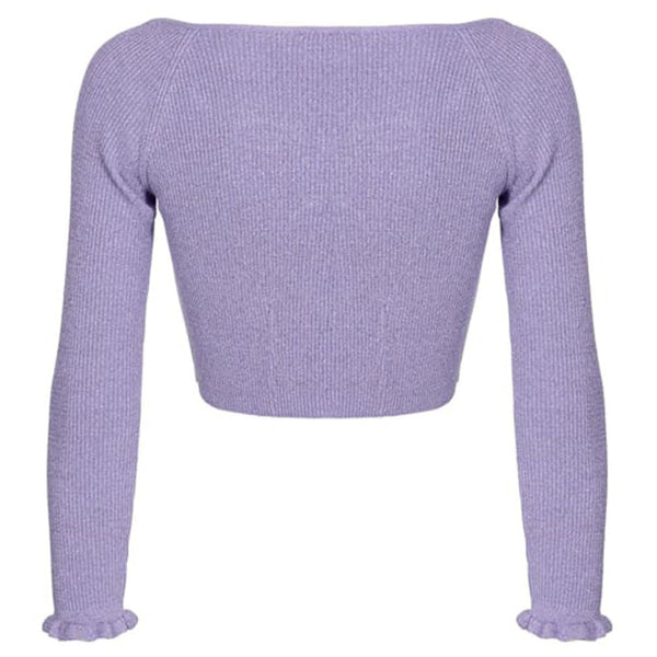 Purple Viscose Sweater PINKO