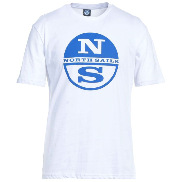 Crisp White Logo Cotton T-Shirt North Sails