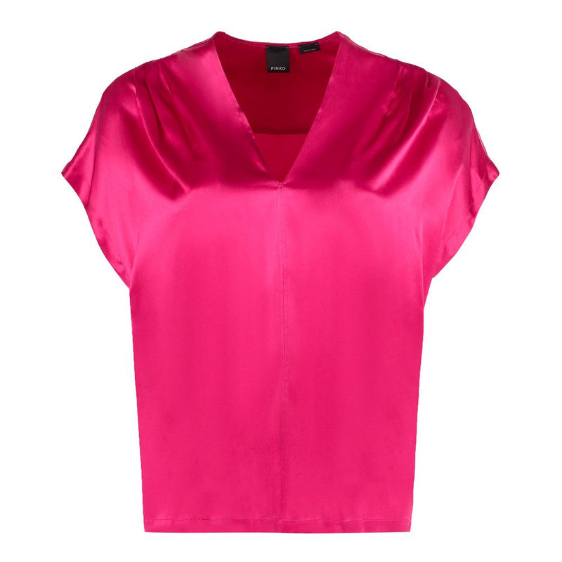 Elegant Fuchsia Silk Blend Blouse PINKO