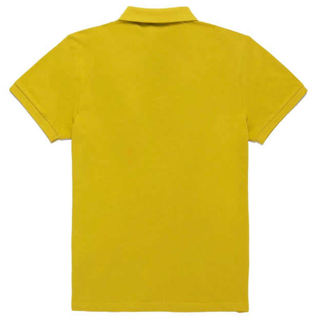 Yellow Cotton Men Polo Refrigiwear