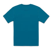 Chic Light Blue Cotton Tee with Chest Logo Refrigiwear