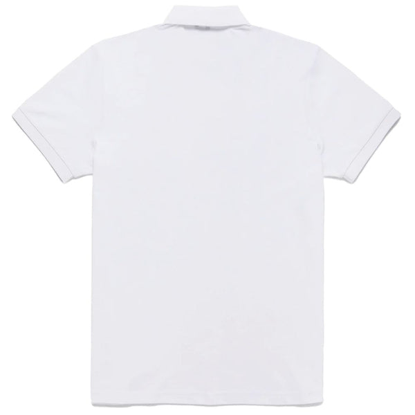 Elegant White Polo with Embroidered Logo Refrigiwear