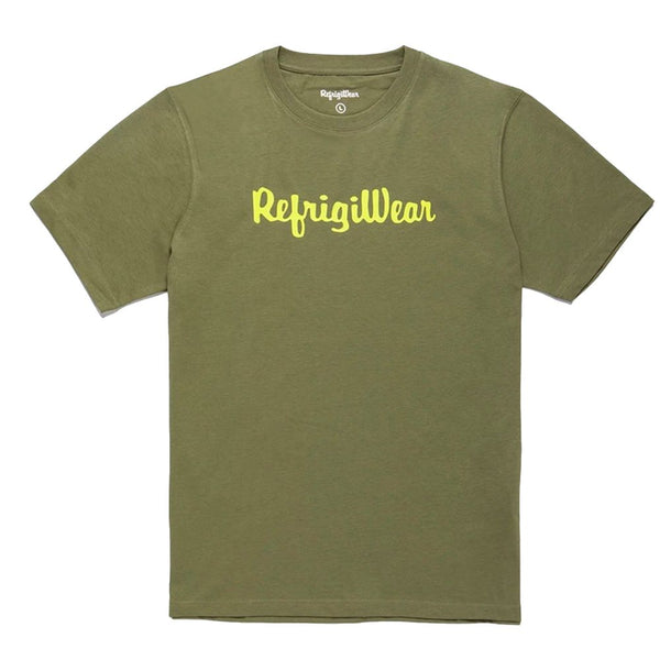 Army Cotton Tee with Contrast Logo Refrigiwear