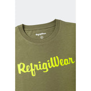 Army Cotton Tee with Contrast Logo Refrigiwear