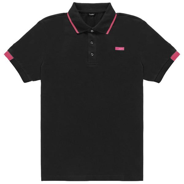 Elegant Cotton Polo with Contrast Details Refrigiwear