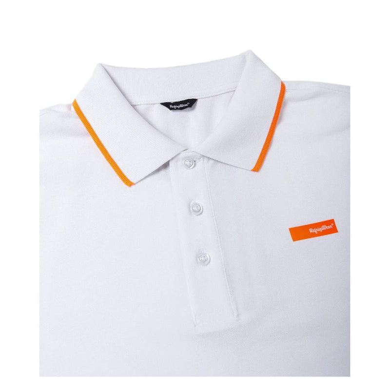 Elegant Contrasting Collar Polo Shirt Refrigiwear