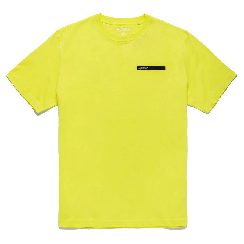 Embossed Logo Cotton T-Shirt in Yellow Refrigiwear