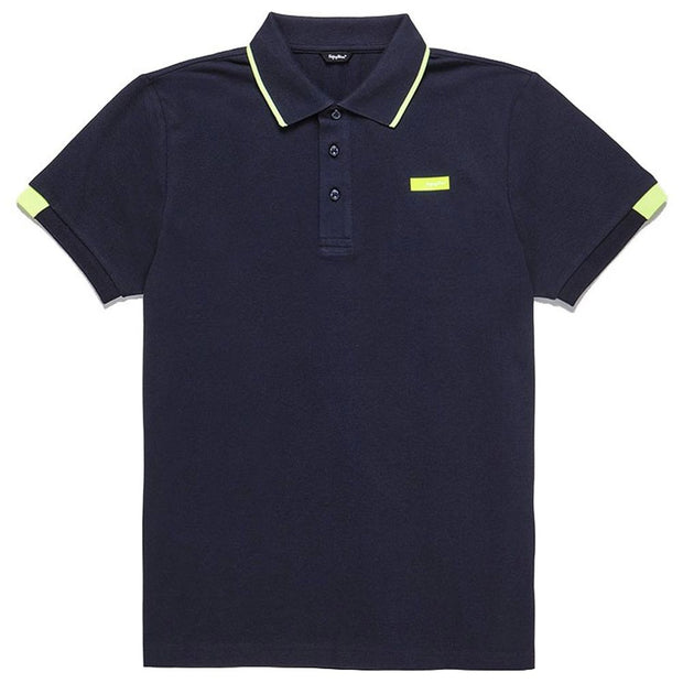 Elegant Cotton Polo Shirt with Contrast Accents Refrigiwear