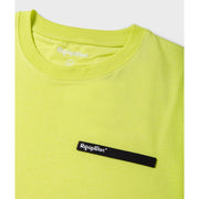 Embossed Logo Cotton T-Shirt in Yellow Refrigiwear