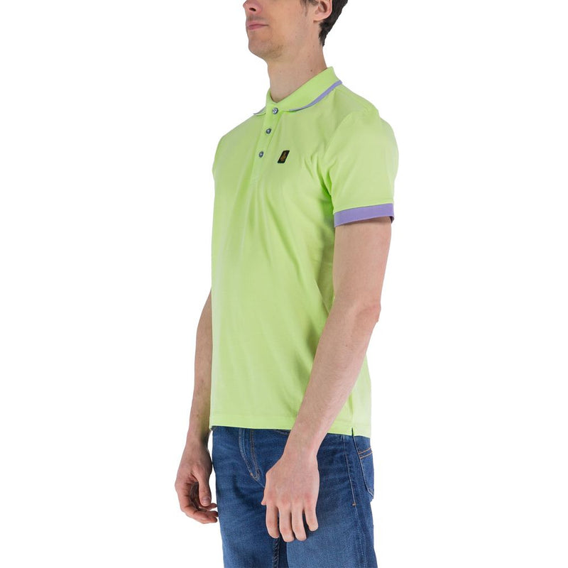 Contrast Collar Cotton Polo Shirt Refrigiwear