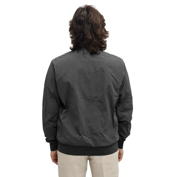 Chic Garment-Dyed Bomber Jacket Refrigiwear