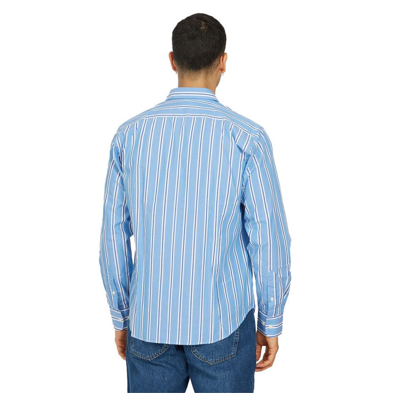 Elegant Striped Cotton Poplin Shirt La Martina