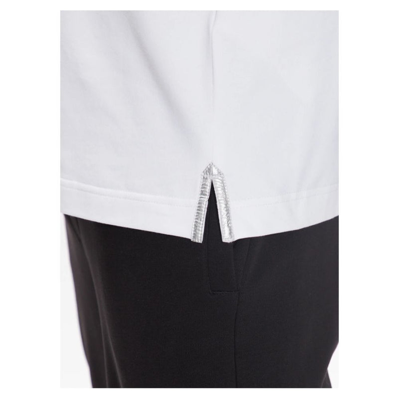 Elegant Cotton-Blend Polo with Glitter Accent La Martina