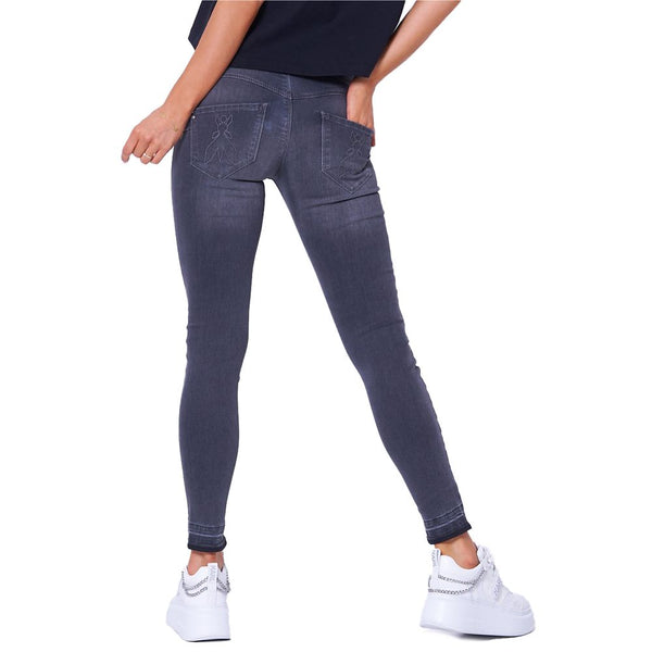 Chic High-Waisted Grey Skinny Jeggings Patrizia Pepe