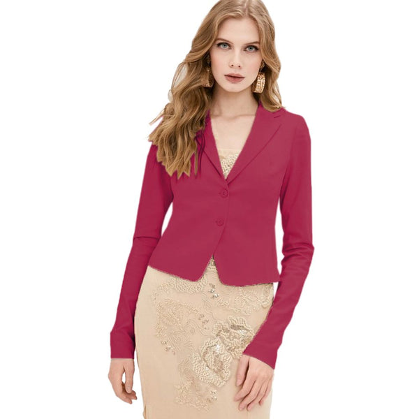 Elegant Fuchsia Blazer Jacket Patrizia Pepe