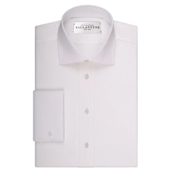 White Cotton Men Shirt Ballantyne