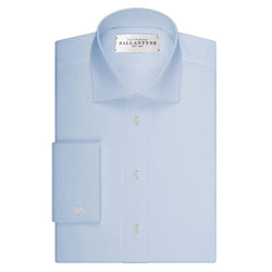 Light Blue Cotton Men Shirt Ballantyne