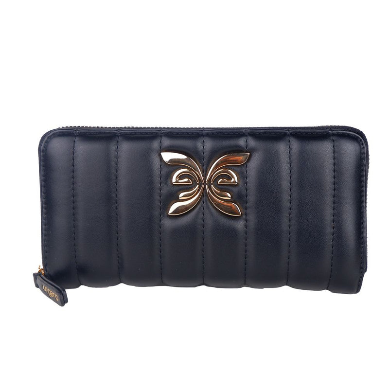 Elegant Quilted Faux Leather Wallet Ungaro