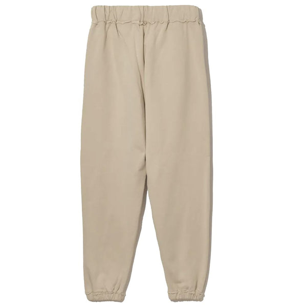 Chic Beige Cotton Sweatpants with Frayed Details Comme Des Fuckdown