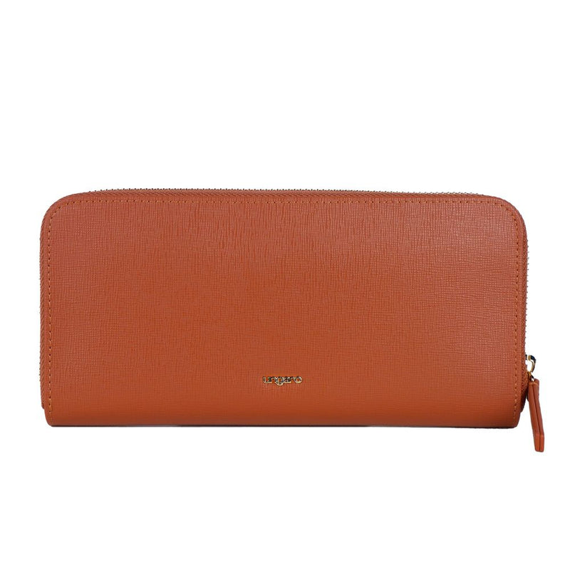 Elegant Leather Zippered Wallet Ungaro