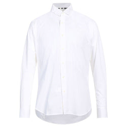 Elegant White Cotton Blend Shirt Aquascutum