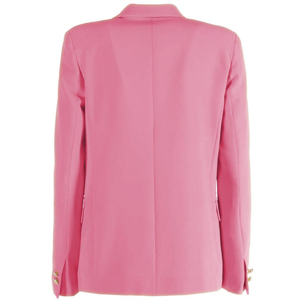 Pink Polyester Women Blazer Yes Zee