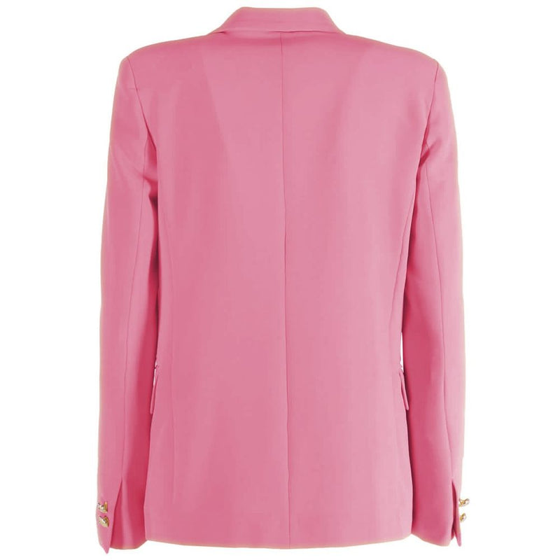 Pink Polyester Women Blazer Yes Zee