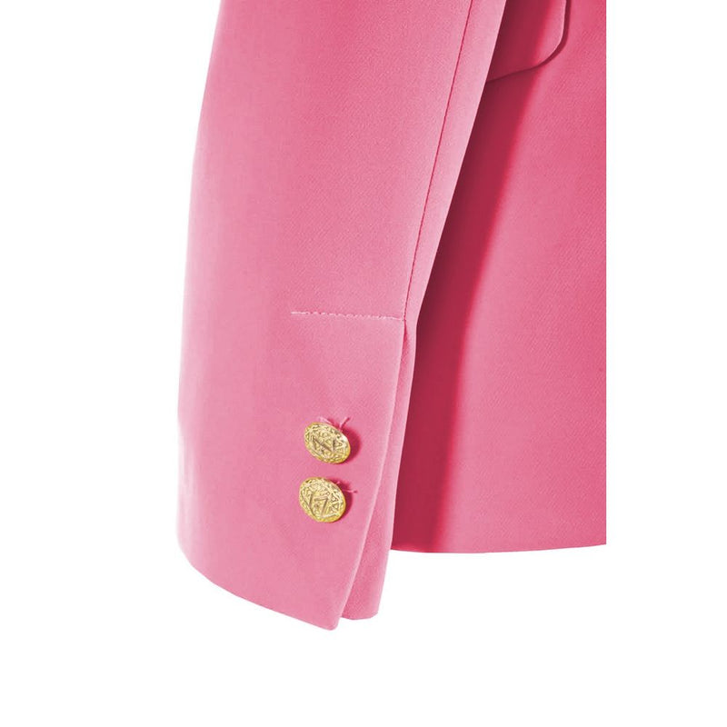 Pink Polyester Women Blazer Yes Zee