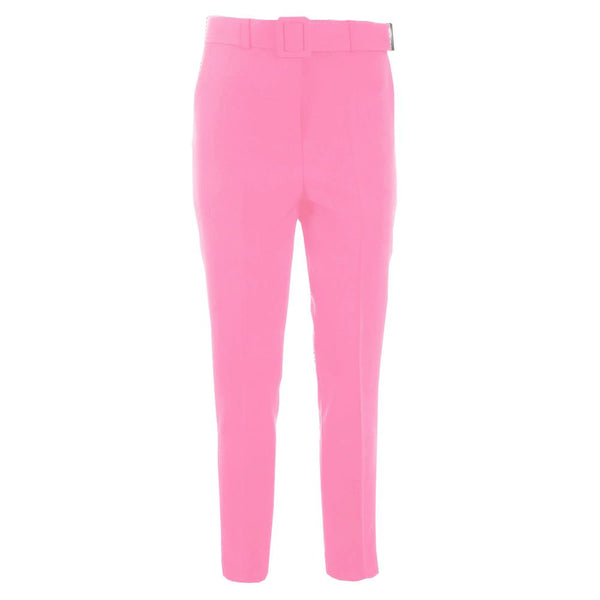 Pink Polyester Women Trouser Yes Zee