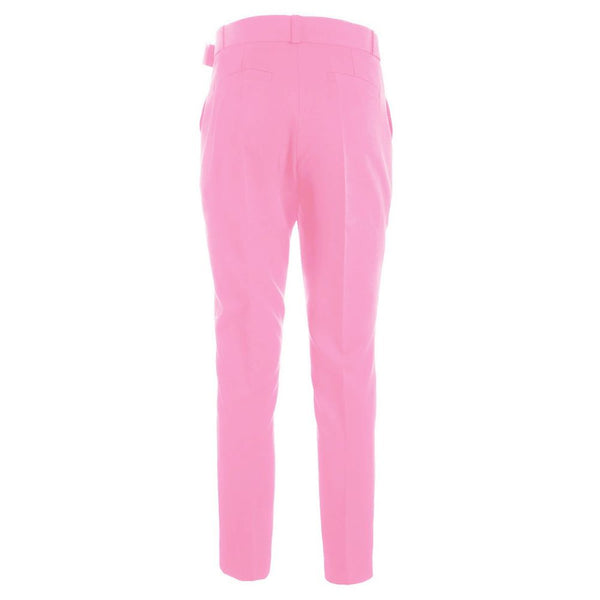 Pink Polyester Women Trouser Yes Zee