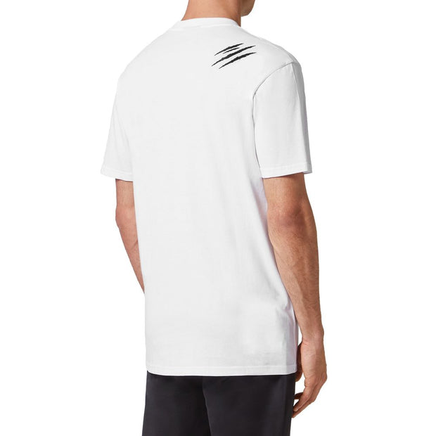 Sleek Cotton Tee with Signature Detailing Plein Sport