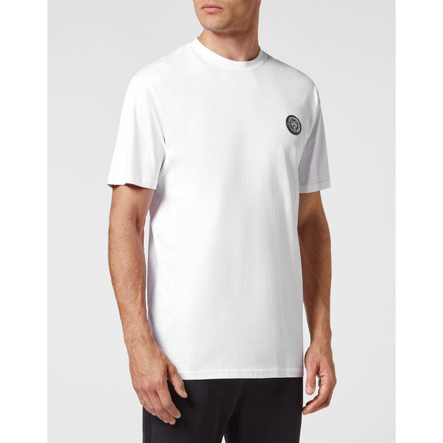 Sleek Cotton Tee with Signature Detailing Plein Sport