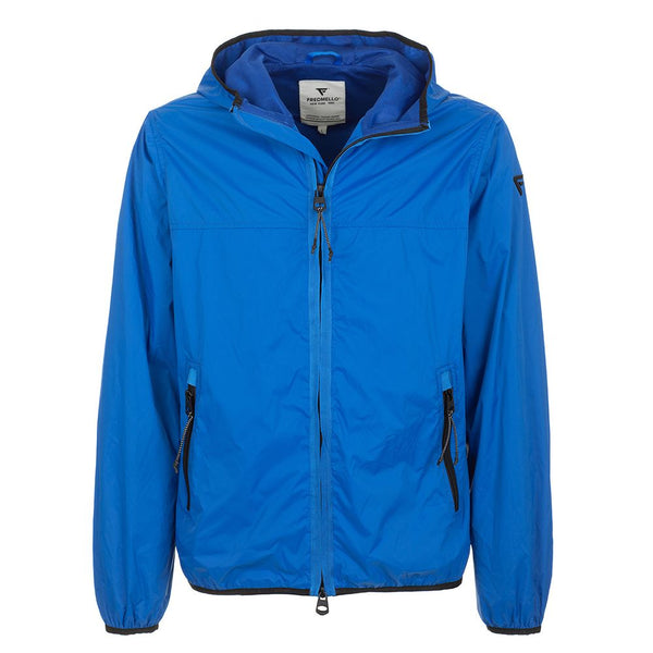 Sleek Light Blue Technical Jacket Fred Mello